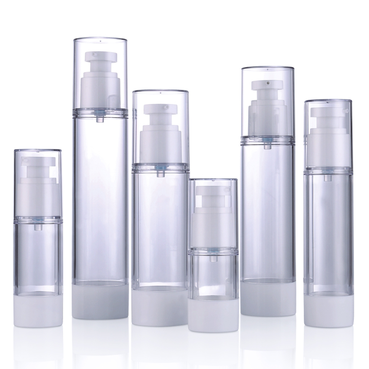 15ml 30ml 50ml 80ml 100ml 120ml Plastic Lotion Bottle Eco Friendly Cosmetic Containers PET Toner Airless Pump Spray Bottle L02